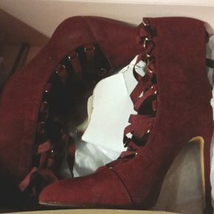 Burgundy Heels